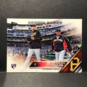 2016 Topps Update Series Jameson Taillon Rookie Debut RC #US157 Pirates Yankees